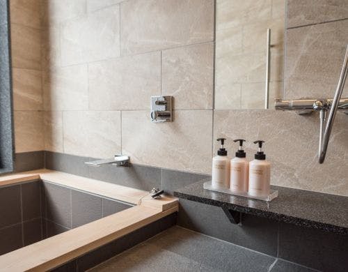 開放感あふれるバスルーム