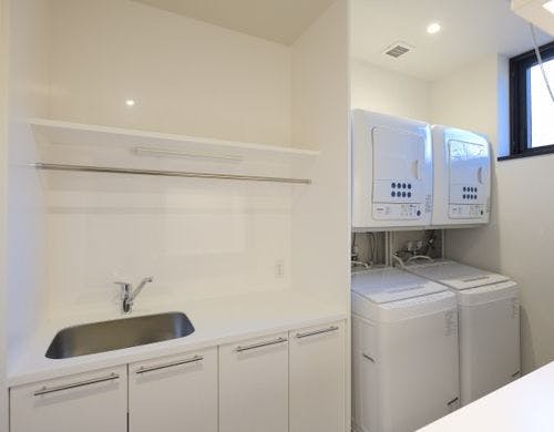 ランドリールーム　photo by Goshima