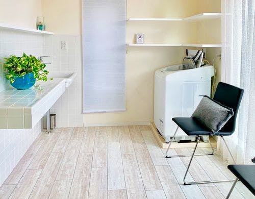 連泊の際にも衣類を洗濯できます。