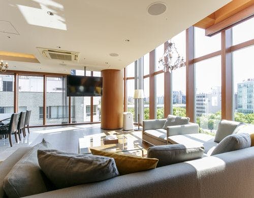 ７階・８階メゾネットタイプ側のリビング