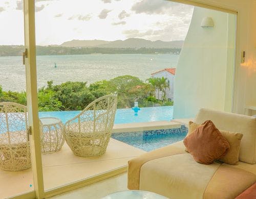 【ミコノス】ベッドからの眺め