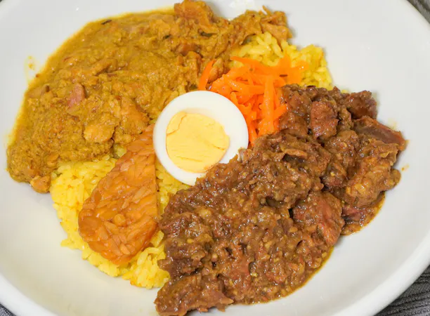 【朝食】インドネシア風朝カレー