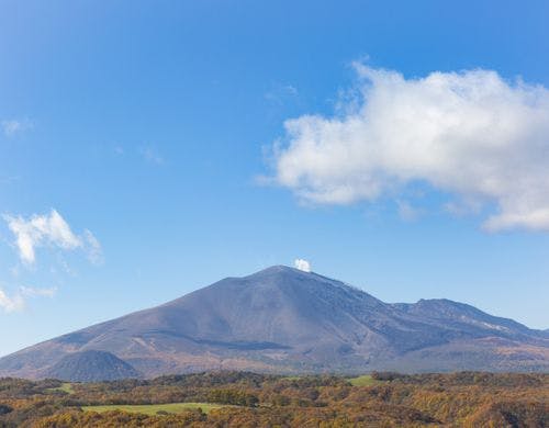 壮大な浅間山が目の前に広がります