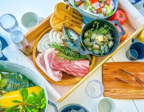 BBQケータリングの内容イメージです。