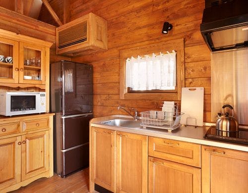 スタンダードログハウス キッチン一例
