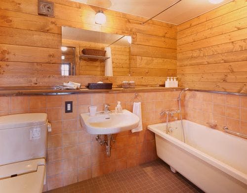 スタンダードログハウス 浴室一例