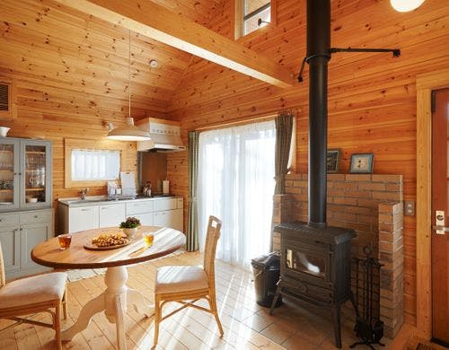 スタンダードログハウス リビング一例