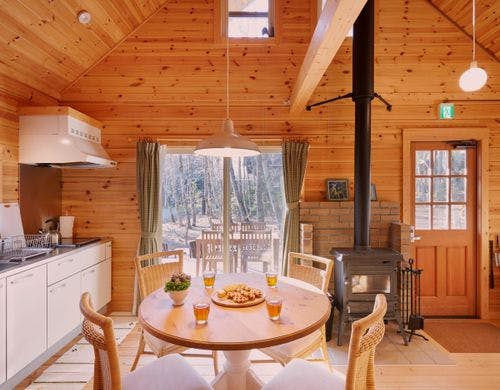 スタンダードログハウス リビング一例