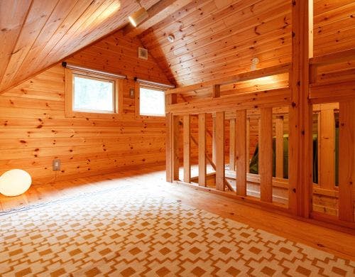 スタンダードログハウス　ロフト一例