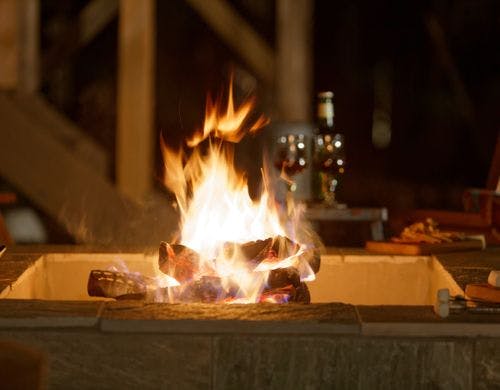 グランドヴィラ 客室専用焚火スペース一例