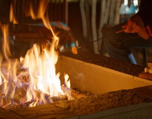 グランドヴィラ 客室専用焚火スペース一例
