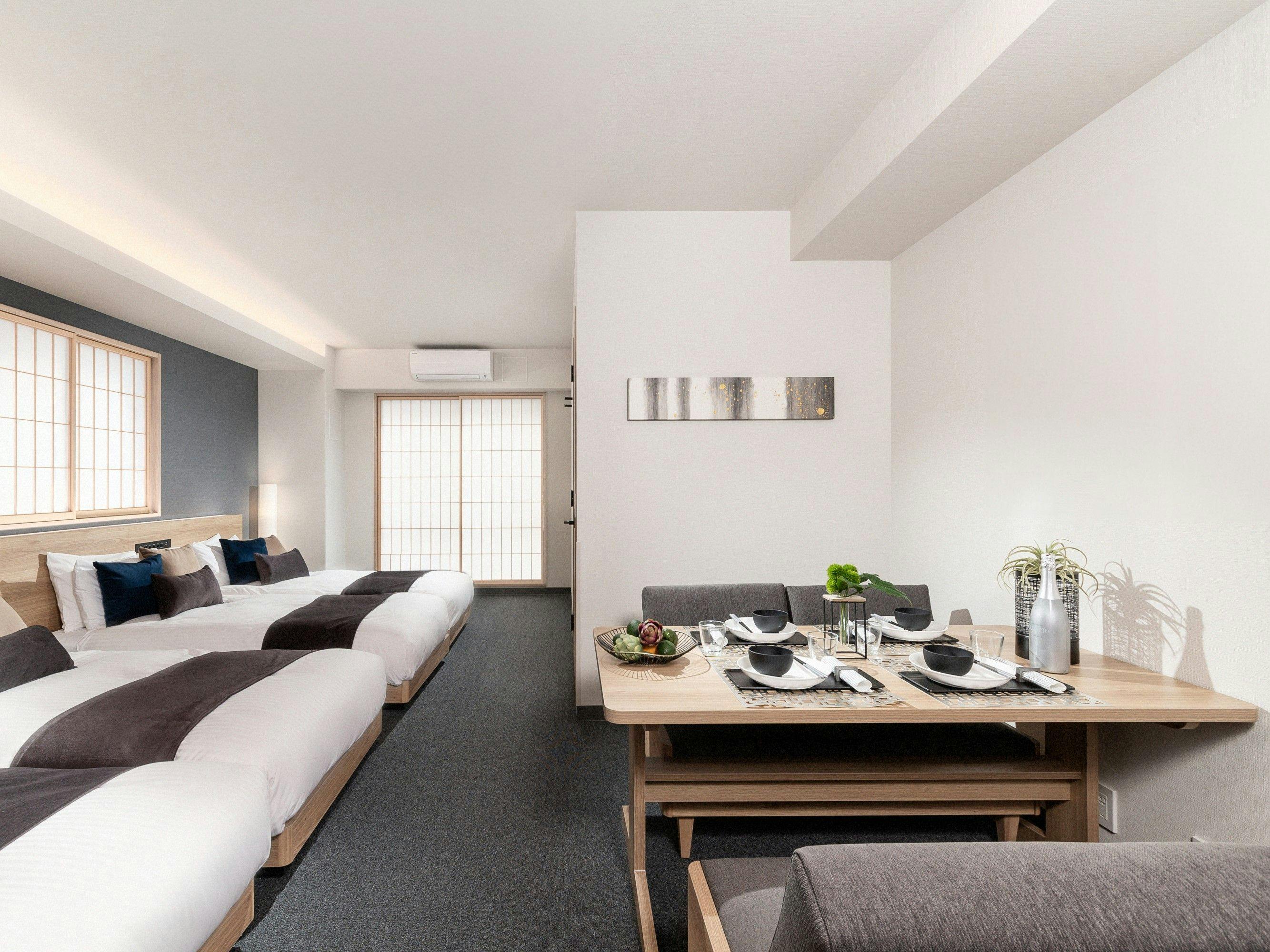 อพาร์ตเมนต์ (4 เตียงเดี่ยว)