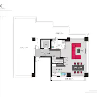 แผนผังชั้น 3 ห้องนอนพรีเมียม 1F