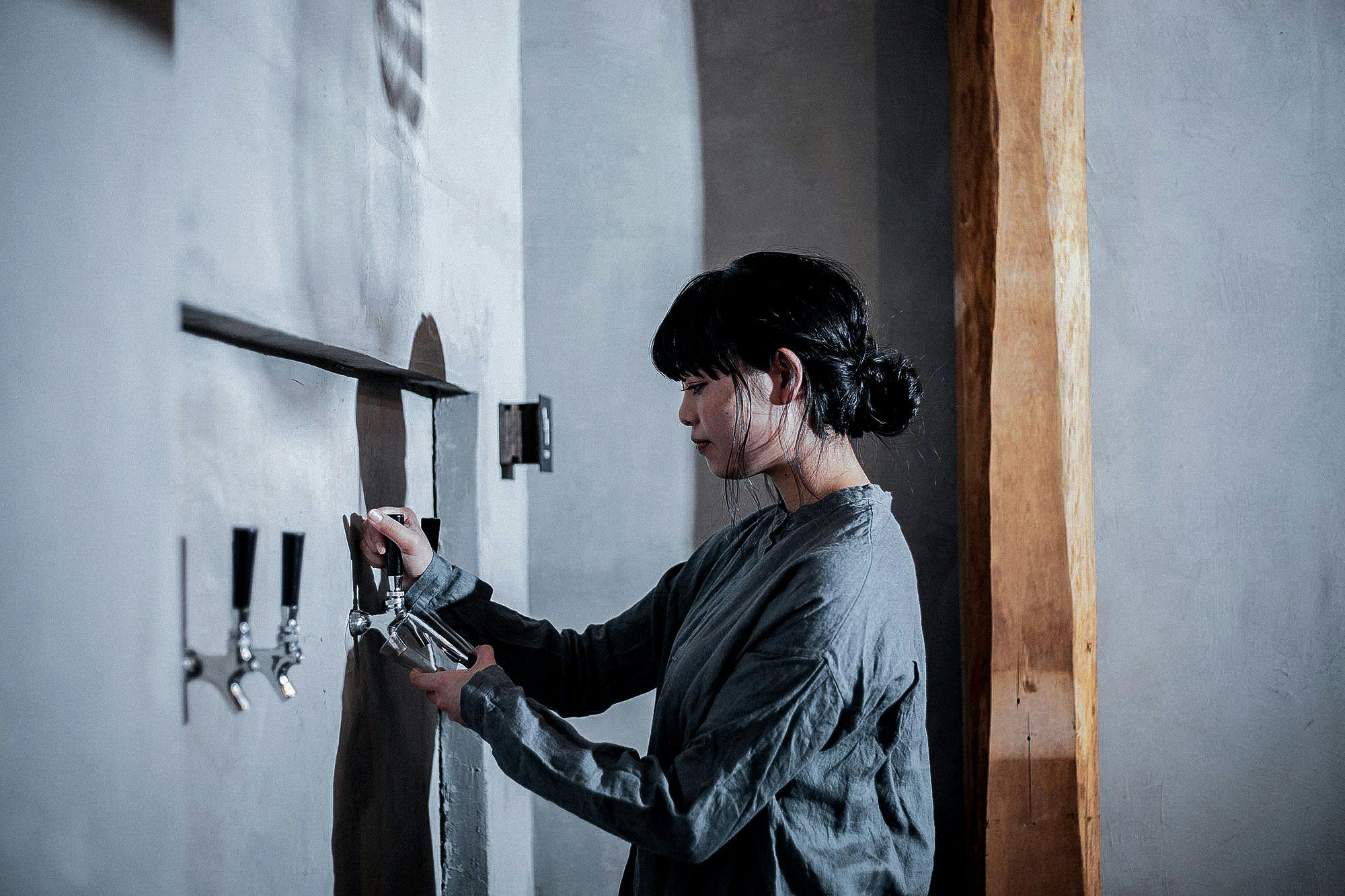 オプションで樽ビールを注文できます。