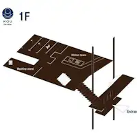 1階の館内図です。