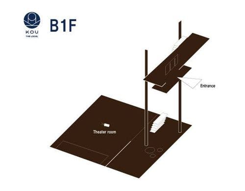 地下の館内図です。