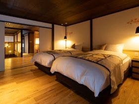 【富山県氷見・高岡の貸別荘・コテージ・ログハウス】民家ホテル「金ノ三寸」／月の棟・八の棟