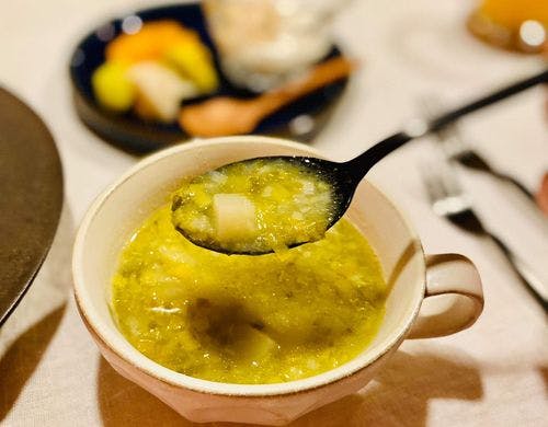 野菜たっぷりのスープ