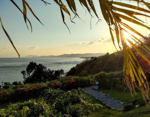 ヴィラ「空」のプールサイド