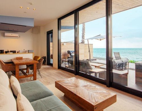 【デラックス1ベッドルームヴィラ】室内