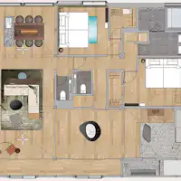 建物の見取り図です