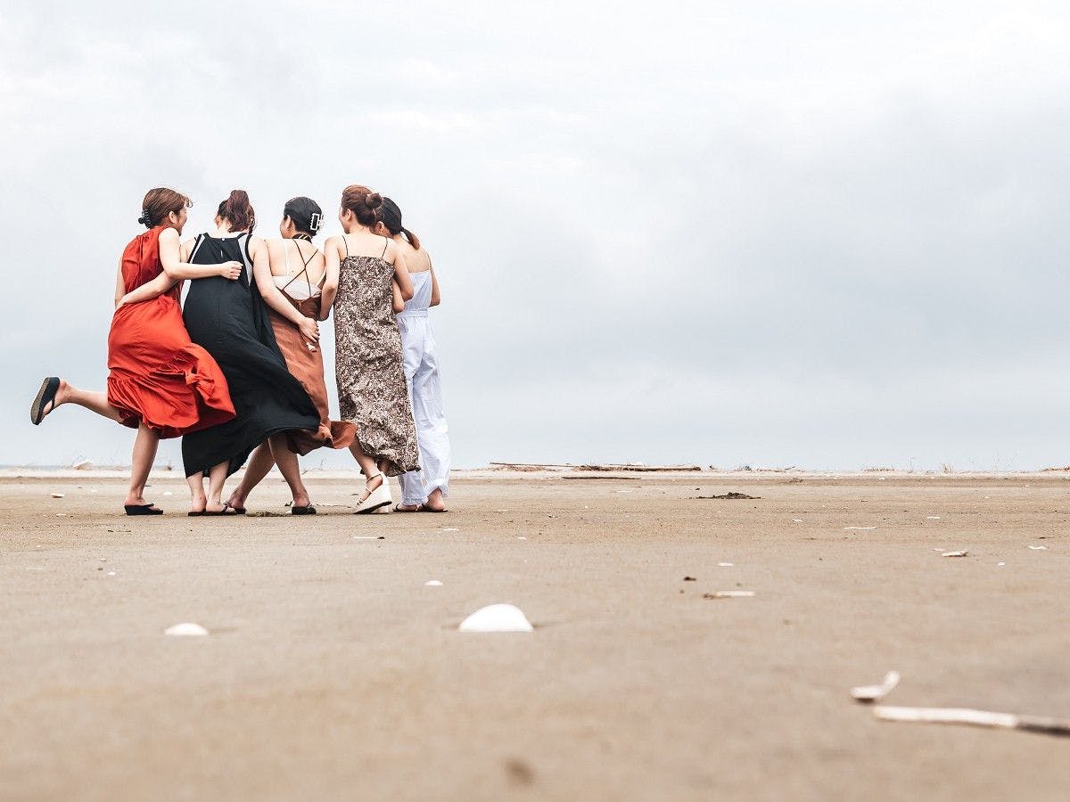 大洗サンビーチへは車で約５分。