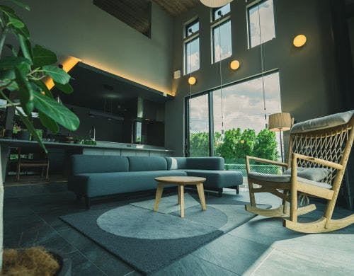 1階 リビング（夜景）