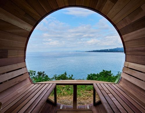 Y2　バレルサウナ　外観