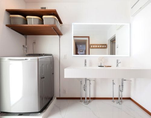 洗濯機1台・洗面所は、2か所あります。