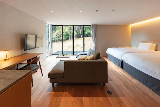 Pemandangan keseluruhan kamar