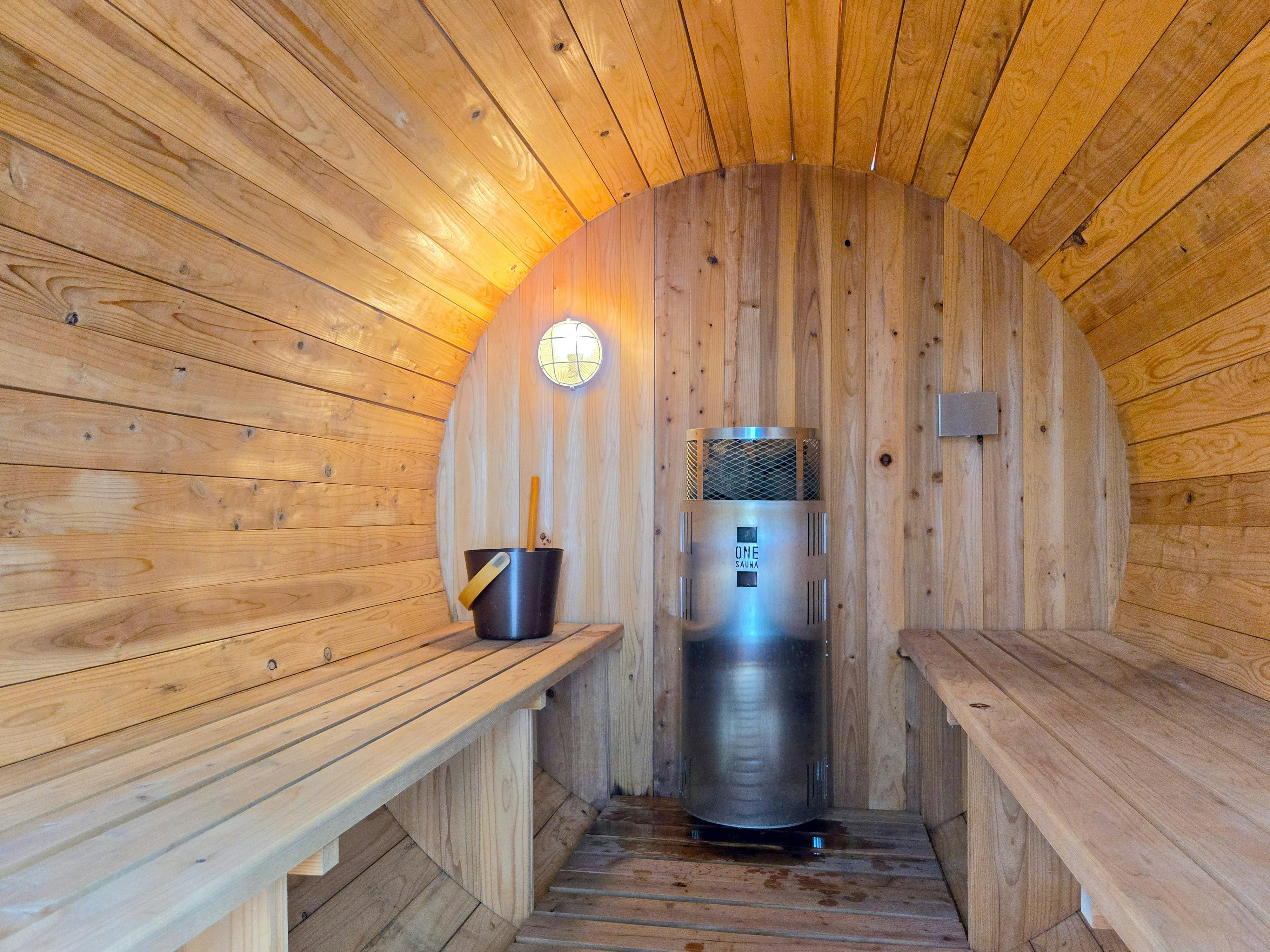 ซาวน่าส่วนตัวแบบบาร์เรล