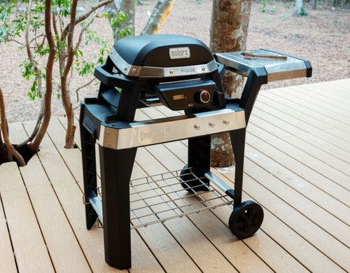 電気式ＢＢＱグリルの貸し出し（有料）あり