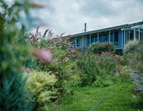 大きな窓からの絶景パネラマが雄大です。