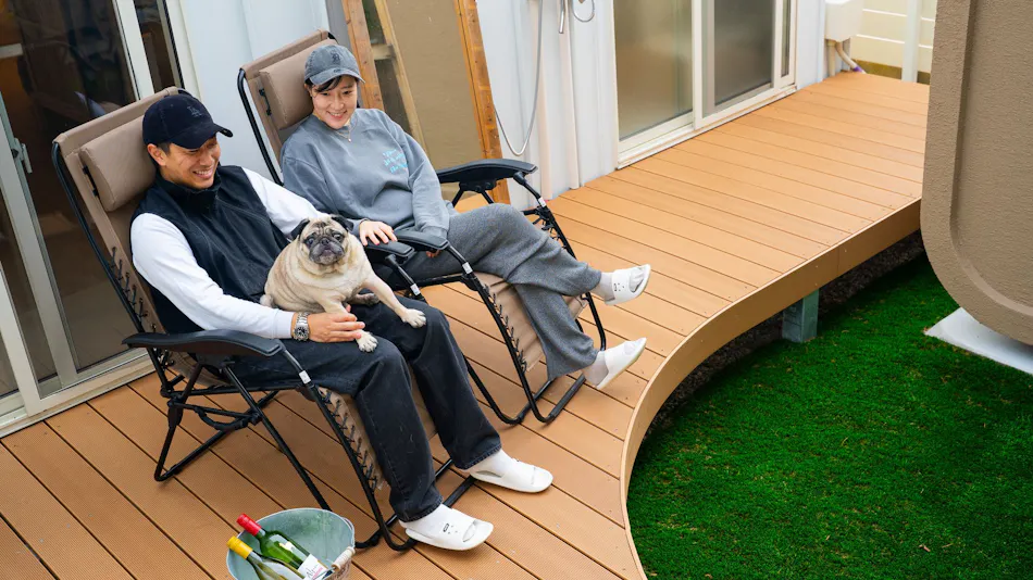 Private Sauna Villa with Your Beloved Dog in Itoshima | ALL LIFE Resort