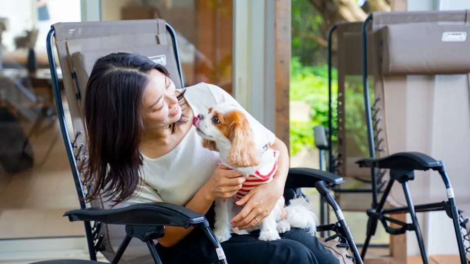 Private Sauna Villa with Your Beloved Dog in Itoshima | ALL LIFE Resort