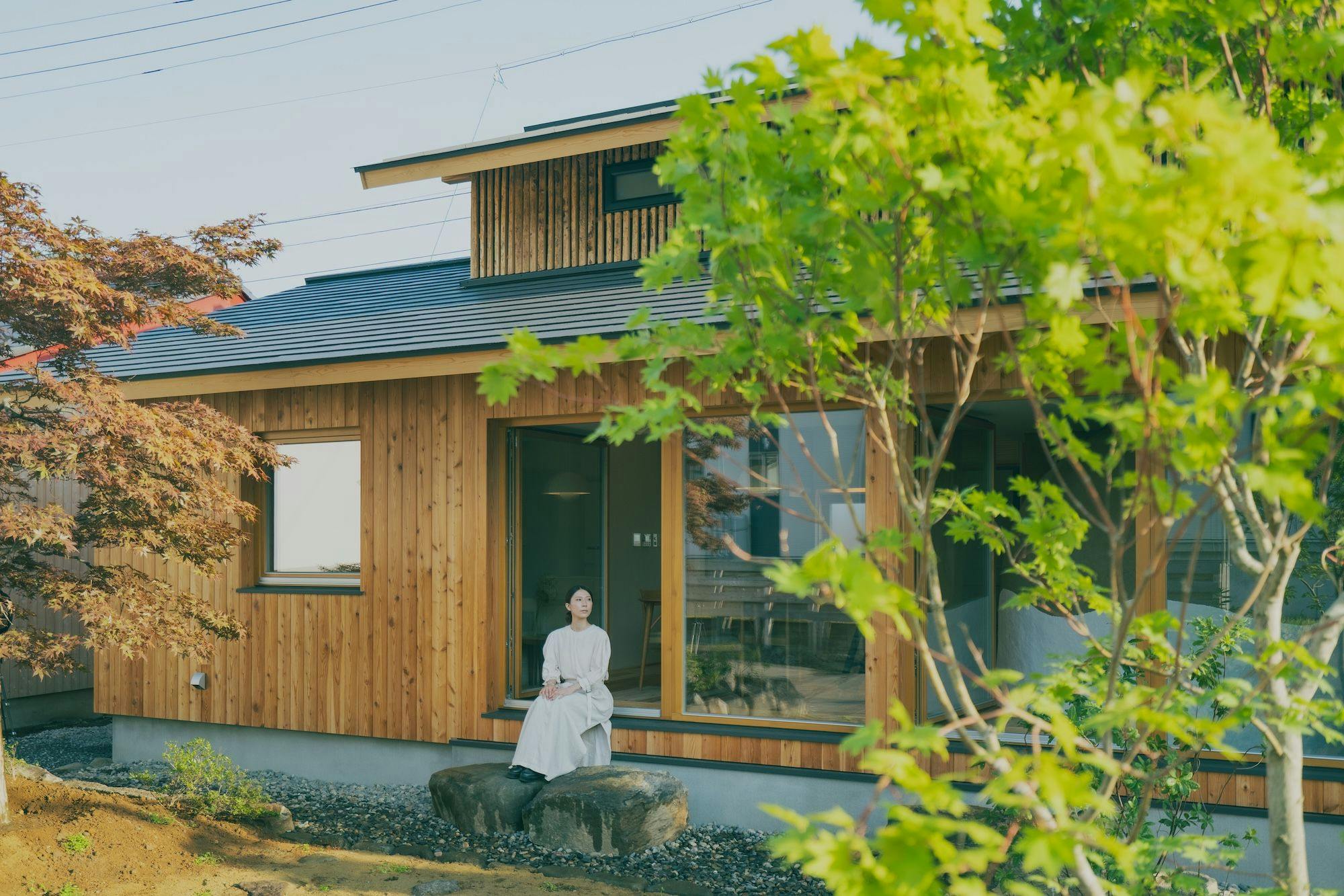 サスティナブル建築の一棟貸し。