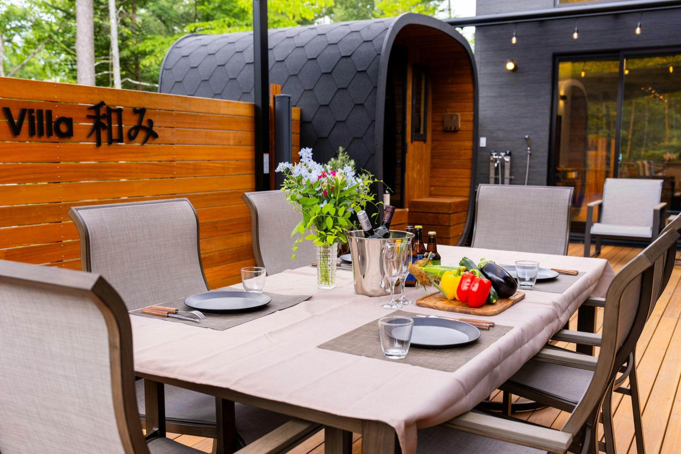 terrace dining