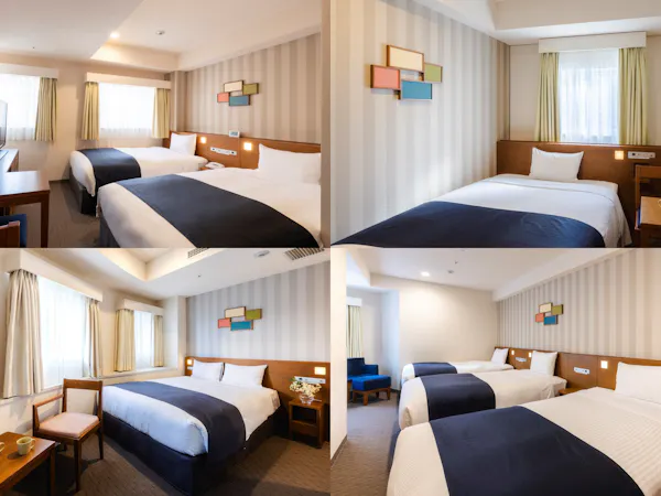室数限定!お部屋タイプおまかせプラン<素泊り>地下道直結で雨の日も濡れずにアクセス!館内コンビニ有り