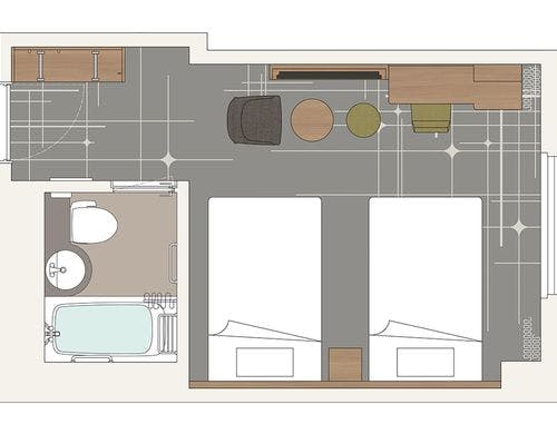 【客室】ツインルーム