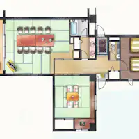【ห้องครอบครัว】แผนผังห้อง