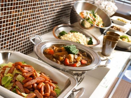 朝食バイキング