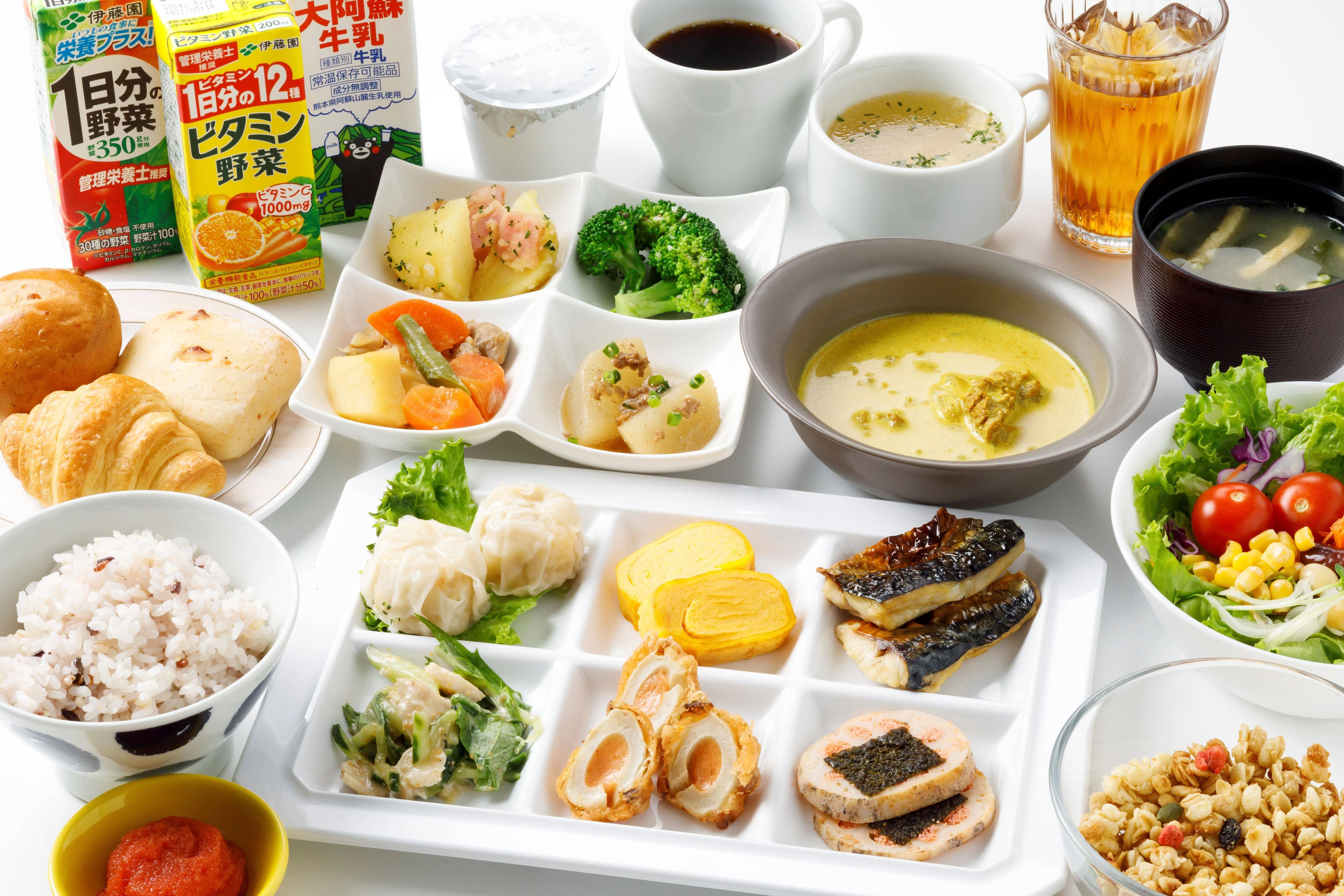 朝食バイキング