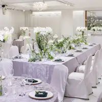 豪华的宴会内部装潢