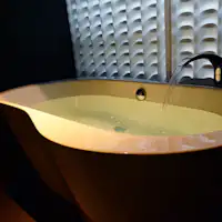 バステラスの半露天風呂