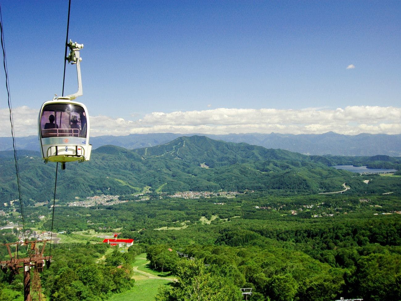 【スカイケーブル（夏）】提供：妙高市