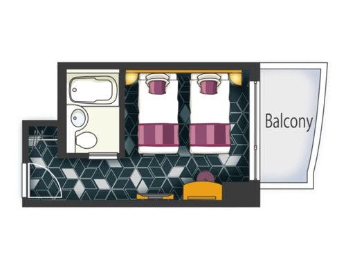 コンパクトツインルーム