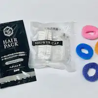 อุปกรณ์อำนวยความสะดวก เช่น แฮร์แพ็คและยางรัดผม