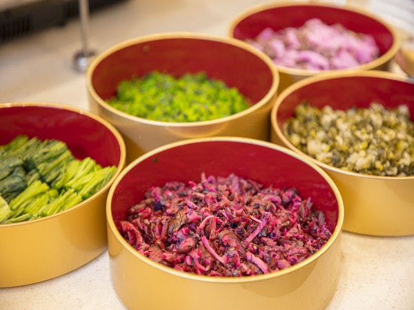 朝の定番お漬物