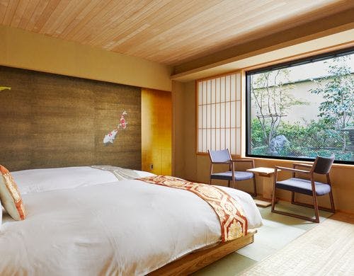 庭付き<BR>デラックスツインルーム（28平米）