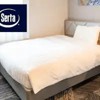 全米トップクラスのサータ社製ベッドを設置